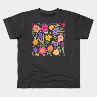 Happy flowers Kids T-Shirt